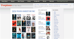 Desktop Screenshot of forpiano.com