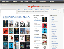 Tablet Screenshot of forpiano.com